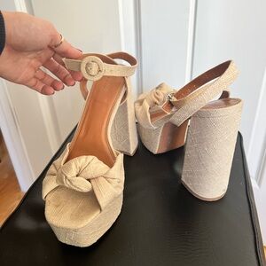 ASOS Open Toe Block Heels - Size 8